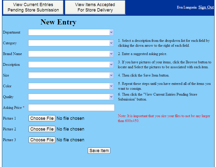 Web Store